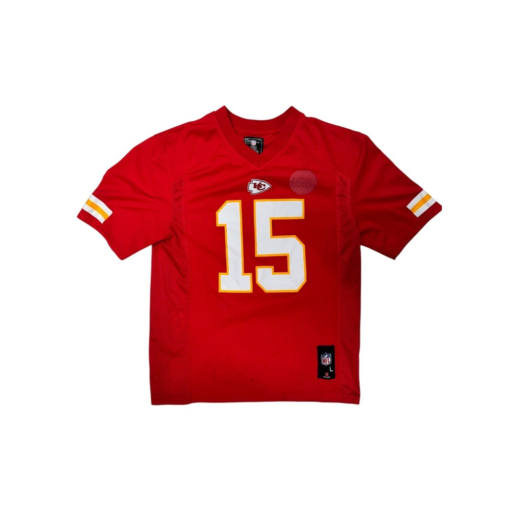 Patrick Mahomes Kansas City Chiefs Youth 15 Red NFL Football Jersey Size L 14/16